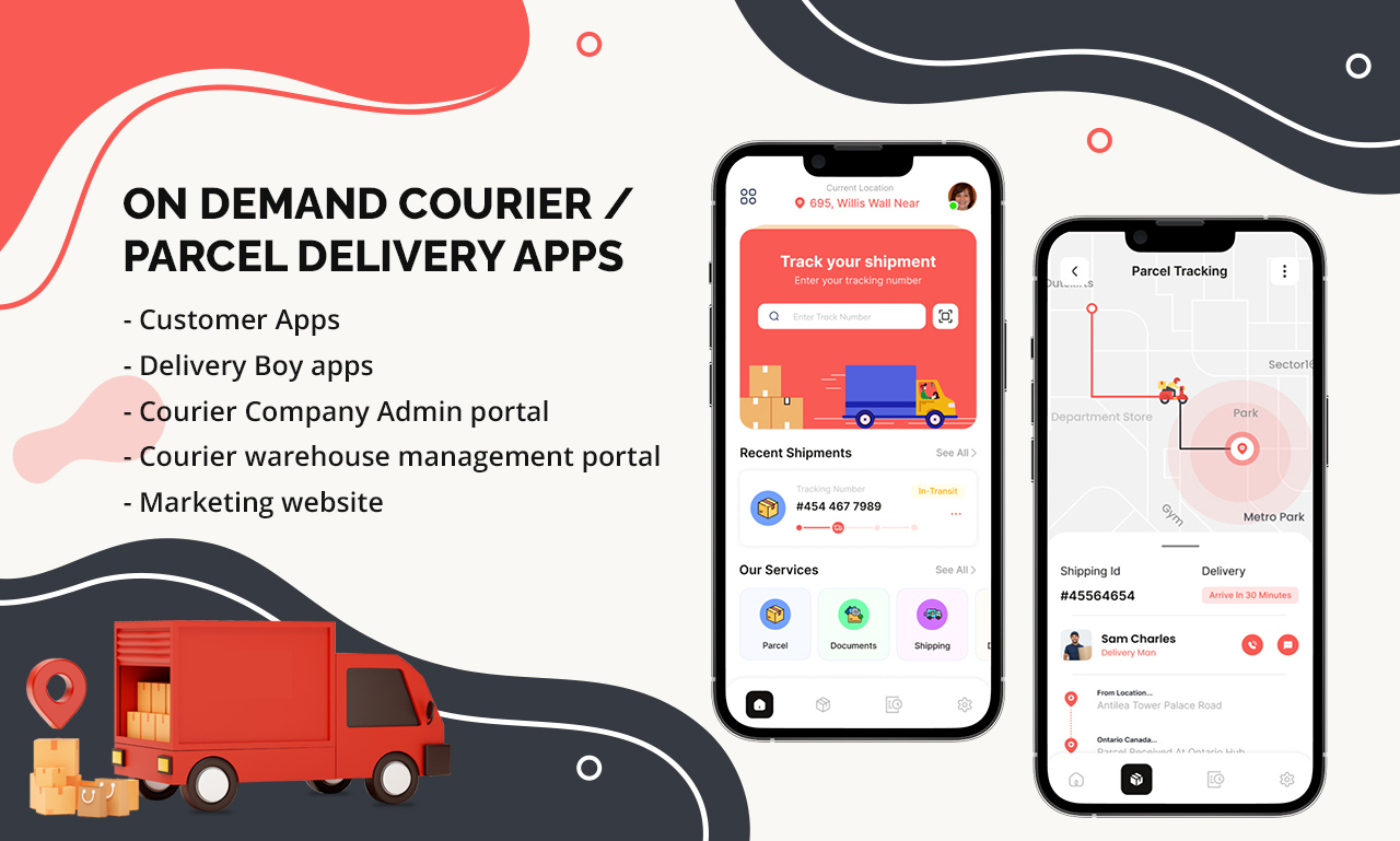On Demand Courier Delivery App