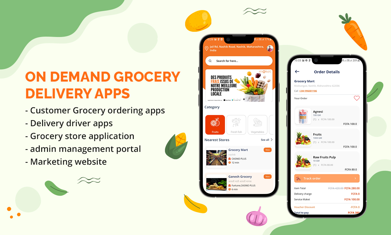 On Demand Grocery Delivery App