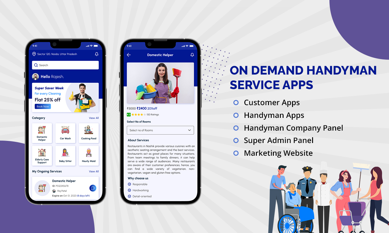On Demand Handyman Services App