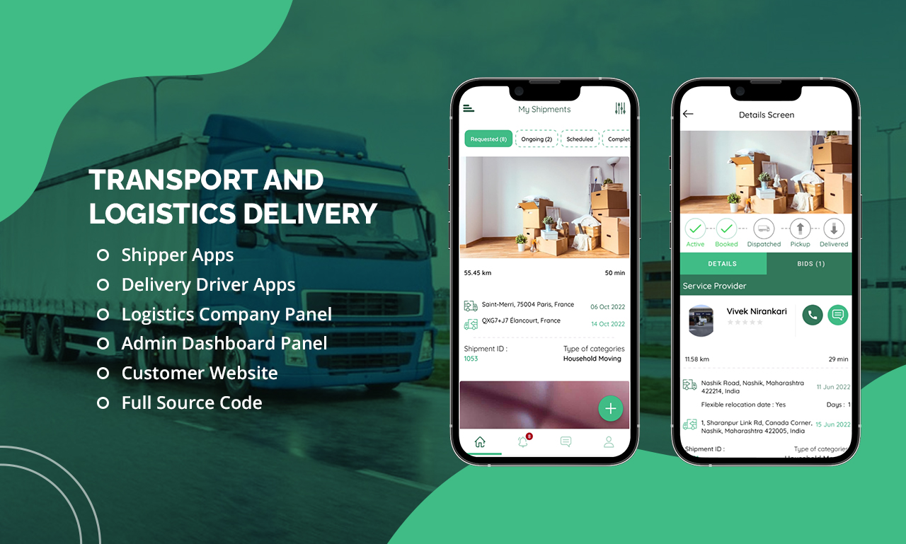On Demand Logistic Delivery App